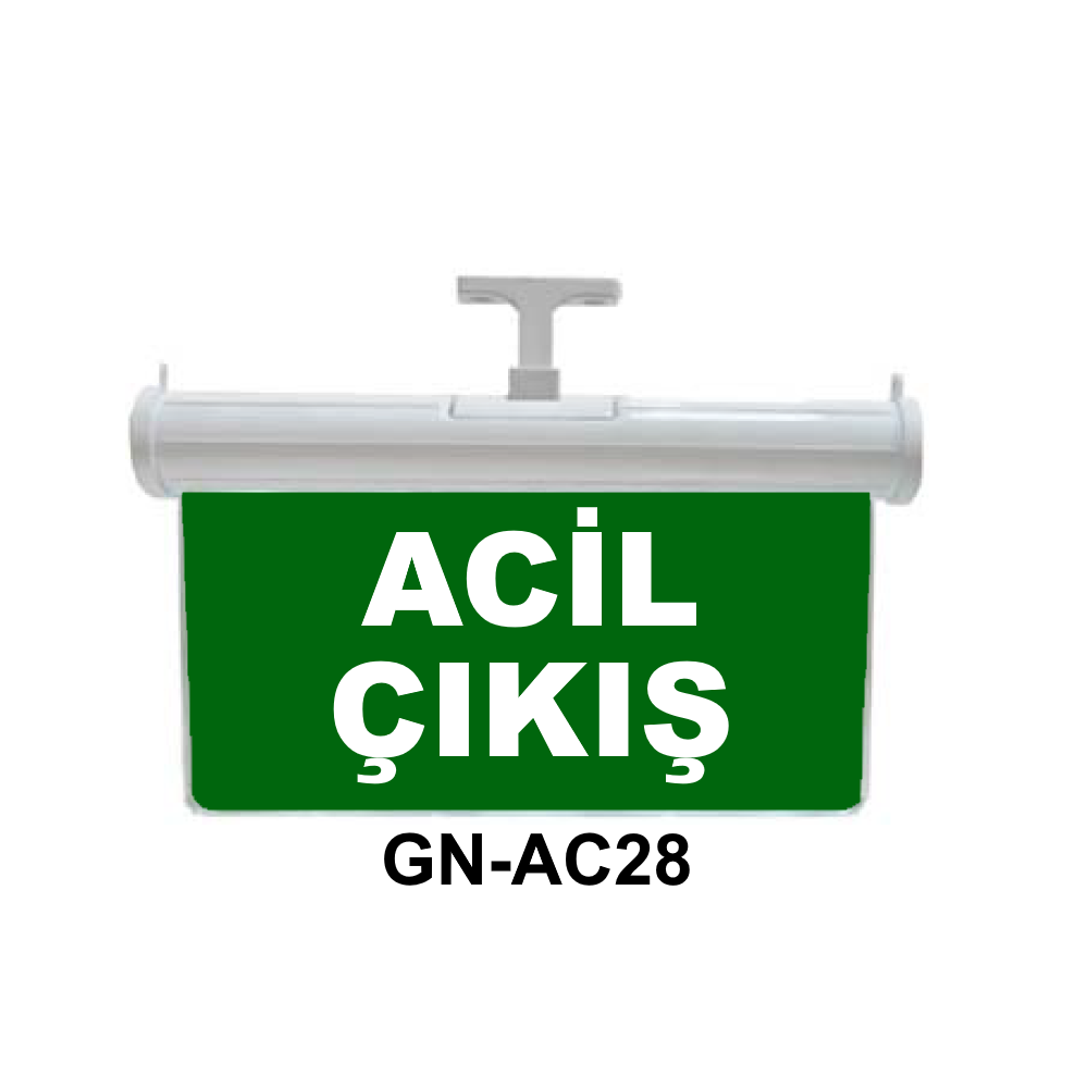 Işıklı Acil Çıkış Levhası (Acil Çıkış) GN-AC28